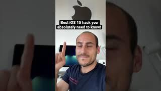 Best iOS 15 feature!? #shorts #applehack #apple #tech #ios15 #appledsign