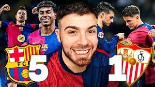 LA COBRA REACCIONA A LA GOLEADA DE BARCELONA 5-1 SEVILLA ¿SON EL MEJOR EQUIPO DE EUROPA? VOLVIÓ GAVI