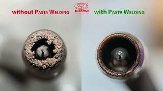 Паста от брызг Siliconi Pasta welding (практическое применение)