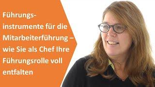 Führungsinstrumente für Mitarbeiterführung - Zu Gast im Ratgeberstudio: Friederike Anslinger-Wolf