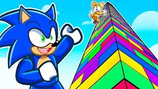 SONIC vs TAILS in Roblox GIANT JENGA!