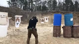 Shooting a USPSA match using the CZ P10F Optics Ready with Holosun 507C