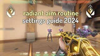 *NEW* Radiant Aim Routine + Settings Guide (2024)