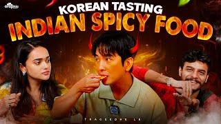 Korean Tasting Indian Spicy Food | Sri Satya | Anchor Dhanush | Thaggedhe Le