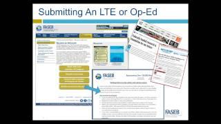 FASEB "Make Your Voice Heard" webinar presentation