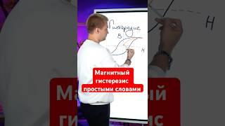 Магнитный гистерезис простыми словами #егэ #егэ2024 #физика #магниты #гистерезис
