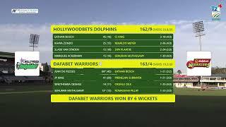 CSA T20 Challenge | Dafabet Warriors vs Hollywoodbets Dolphins