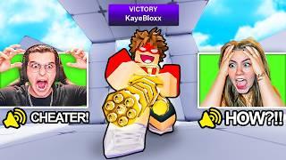 Using PAY TO WIN To DESTROY STREAMERS in Roblox Rivals...