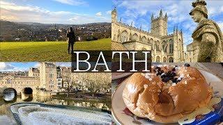 2 Days in BATH, UK VLOG | Roman Baths, Thermae Bath Spa, Hiking, Cafes, Royal Crescent