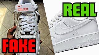 How to Spot Fake Nike Air Force 1 vs Real