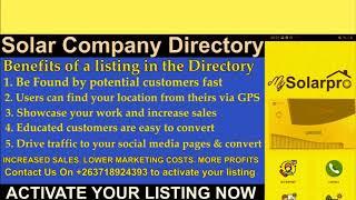 Solar Directory Zimbabwe