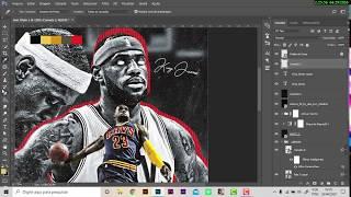 Speed Art Lebron James | Davi Silva Design