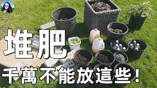 堆肥千萬不能放的東西! 放錯幾個月白幹