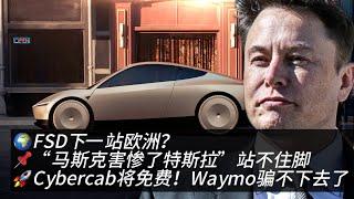 特斯拉FSD欧洲等待批准！马斯克精力过于分散？| 加州将推出免费Robotaxi|特斯拉投资心得分享