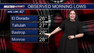 KNOE 8 News Afternoon Weather Update with Meteorologist Abby Ezell