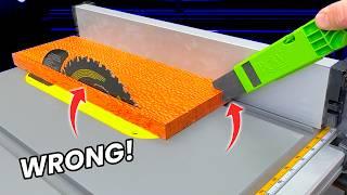 99% of Beginner's Don't Know These Table Saw Mistakes to Avoid!