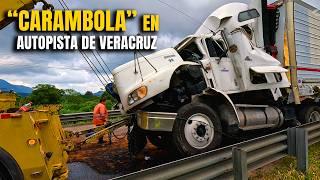 "CARAMBOLA " en Autopista VERACRUZ!!!