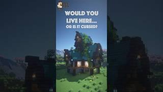 Would You Live in This Twisted Little House?  | #Minecraft #Shorts