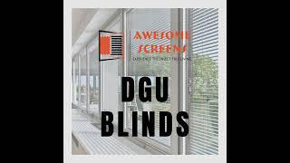 DGU Blinds - provides good insulation between the interiors and exteriors