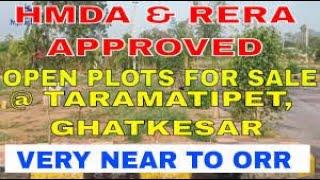 HMDA PLOTS FOR SALE II GHATKESAR II NEAR ORR EXIT NO.9