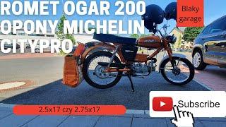 Romet Ogar 200. Rozmiar opon ? Mały trip.