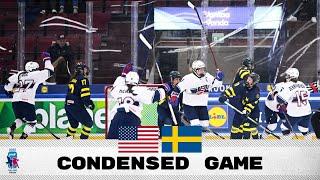 Condensed Game: USA vs Sweden | 2025 #U18WomensWorlds