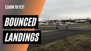 Most Common Landing Mistakes | How to Fix a Bounced Landing | How to Land an Airplane