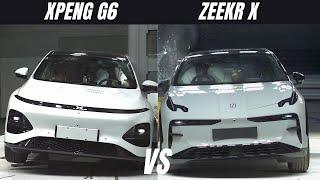 XPENG G6 vs ZEEKR X: Euro NCAP Crash Test Comparison | Safety Showdown