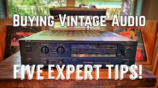 How to Buy Vintage Audio Gear: Expert Tips You Can Try!