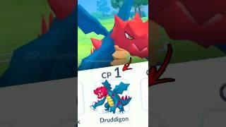 Only LvL 1 Druddigon Challenge! in Pokemon GO.