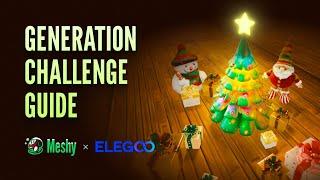 Meshy X ELEGOO 2024 Christmas Challenge - How to Start & Win Big!