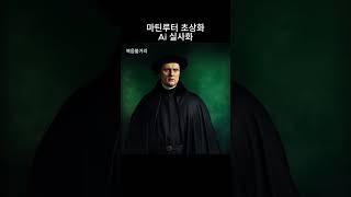 ai 실사화 종교개혁자 마틴 루터 #martinluther #종교개혁 #마틴루터 #기독교
