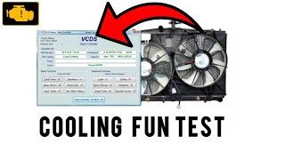 Cooling Fun Output Test VCDS, VCDS Output Tests