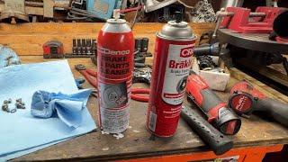 Denco brake cleaner vs crc brakleen red