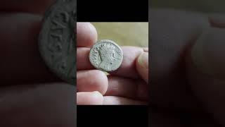 WOW! Metal Detecting Find UK! 2000 year old CAESAR AUGUSTUS denarius! #shorts