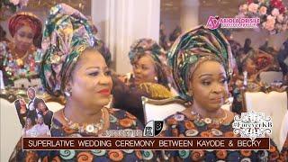 SEE THE TOP GOLD ROCKERS HOW THEY OUTSHINE EACH OTHER AT BECKY & KAYODE WEDDING.