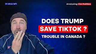 Does Trump Save TikTok ? Trouble In Canada ?