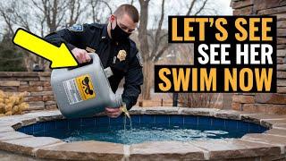 Ex-Black Officer Shuts Down Karen Trespassing in His Pool She Instantly Regrets It!