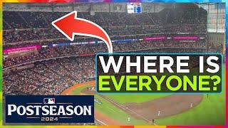 Why are MLB Playoff games NOT SOLD OUT?