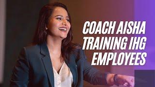 Corporate Trainer Aisha Ghani conducting training session for IHG employees (Full Video)