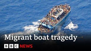 Greece coastguard 'pressured' migrant boat survivors after tragedy - BBC News