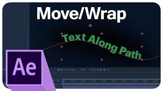 Animate/wrap TEXT along a PATH or any shape - After Effects Tutorial