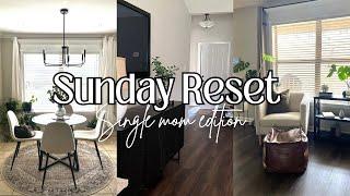 Sunday Reset Cleaning for a Productive Week | Cleaning Motivation | *Single Mom Edition*