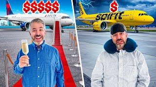 CHEAPEST vs. MOST EXPENSIVE Plane Ticket Across the USA!