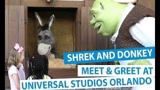 Shrek and Donkey Meet & Greet at Universal Studios Florida