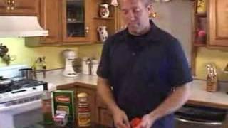 Cooking for Dads, Red Pepper and Sausage Pasta Recipe, pt 1