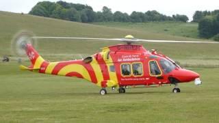 Essex and Herts New Air Ambulance Comes to the Heath