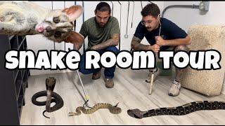 FULL TOUR OF @StonesWorld 's SNAKE ROOM