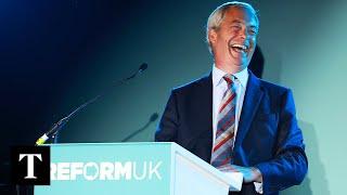 LIVE: Nigel Farage Hosts Reform UK Press Conference In London
