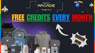 How to Get FREE Credits Every Month 2025 | Google Cloud Skills Boost Credits | Free Google Swags